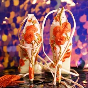 Whimsical detailed heels